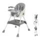 Foldable High Chair for Baby | Adjustable Feeding Seat with Tray
