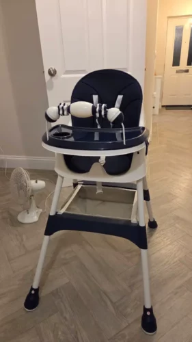 Foldable High Chair for Baby | Adjustable Feeding Seat with Tray photo review