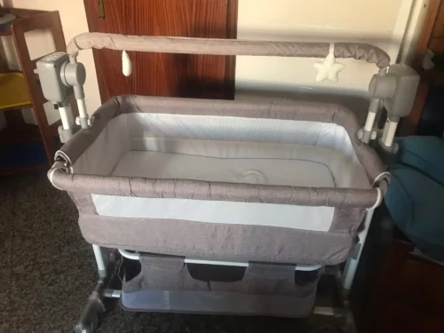 Electric Rocking Baby Crib | with Bluetooth Music & Mosquito Net photo review