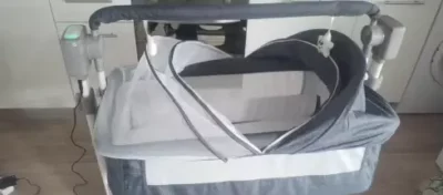 Electric Rocking Baby Crib | with Bluetooth Music & Mosquito Net photo review