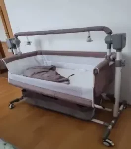Electric Rocking Baby Crib | with Bluetooth Music & Mosquito Net photo review